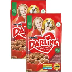 PURINA Darling mit einer leckeren Rind- und Hühnerfleischmischung 2x10 kg