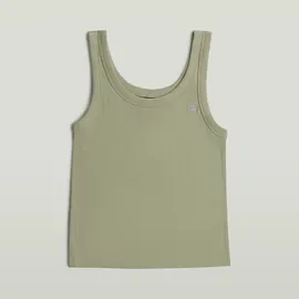 G-Star Slim Rib Tanktop Grün M