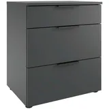WIMEX Nachtschrank Oxford 54 x 41 x 70 cm Schwarz