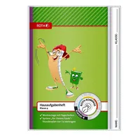 ROTH Hausaufgabenheft Kompass 4. Klasse liniert DIN A5 ohne Rand, 52 Blatt, 1 St.