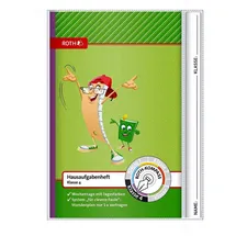 ROTH Hausaufgabenheft Kompass 4. Klasse liniert DIN A5 ohne Rand, 52 Blatt, 1 St.