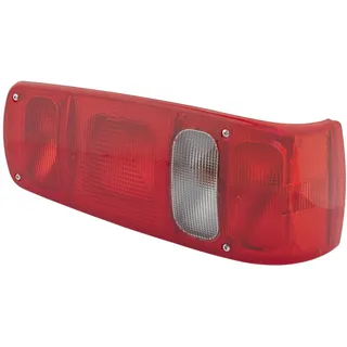 HELLA Rückleuchte - Caraluna I - Glühlampe - 12V - Einbau/geschraubt - ECE/nicht SAE - Lichtscheibenfarbe: weiß/rot - Stecker: Flachstecker - rechts - Menge: 1-2VP 007 502-041