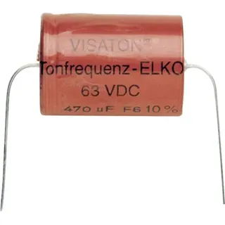 Visaton  Bipolar Elco 470 UF Lautsprecher Kondensator 470 μF
