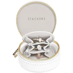 Stackers Oyster Schmuck-Reisekästchen mini weiß
