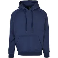 URBAN CLASSICS Blank Kapuzenpullover Dark Blue XS