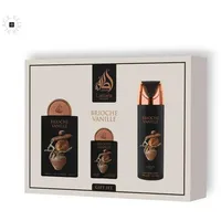 Lattafa Brioche Vanille Eau de Parfum 100 ml + Eau de Parfum 20 ml + Deo Spray 200 ml Geschenkset