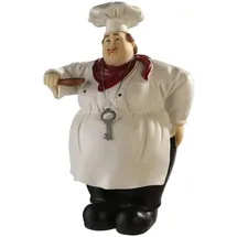 Gilde Spardose “Luigi der Koch” in Weiß - H. 31 cm - Gr.: onesize