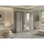 MKS Schiebetürenschrank DIANA 240 x 216 x 61 cm Grau