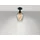 meineWunschleuchte - Kleine LED Deckenleuchte Rauchglas Lampenschirm, Ø15cm