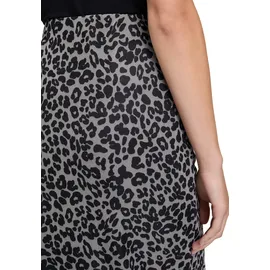 Vera Mont Bleistiftrock Damen Animalprint Grau 34