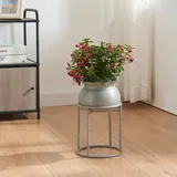 [en.casa] Assen 31,5 x 19,5 cm Grau