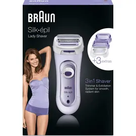 Braun Silk-épil LS 5560 weiß/lila