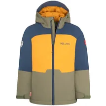 TROLLKIDS Hardanger Jacke - Golden Yellow / Mystic Blue / Moss - 152