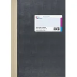 KÖNIG & EBHARDT Geschäftsbuch A4 liniert 192 Blatt Deckenband grau