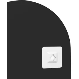 vidaXL Wandspiegel 45x100 cm Glas Oval