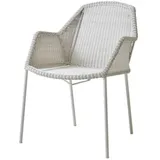 Cane-Line Breeze Stapelstuhl 60 x 62 x 83 cm grau/weiß