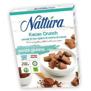 Kacao Crunch Cereali Ripieni di Crema al Cacao Senza Glutine - Nattura