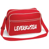 multifanshop Retrotasche - Leverkusen - Textmarker - Druck weiß - Tasche