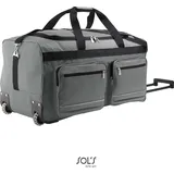 SOLS Bags Reisetasche mit Rollen Sport- und 71000 heather grey 67 x 34 x 33 cm
