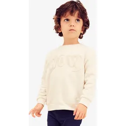 Sweatshirt Baby Basic - beige mit Motiv cremebeige|- 96-102cm 3-4J