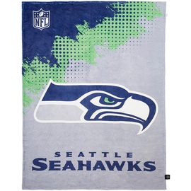 Seattle Seahawks NFL Flanell Decke Kuscheldecke Fleecedecke Steppdecke Velourdecke ** Throw Corner ** in 150 x 200 cm