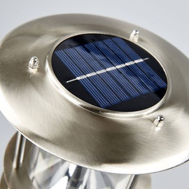 Lindby Sumaya - LED-Solarlampe aus Edelstahl