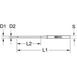 Bremsklotz-Splintentreiber, 8-kant, Ø 6mm