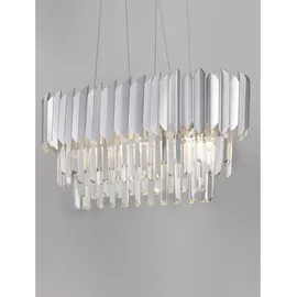 Nova Luce Magnolia 5-flg. 60 cm oval Chrom