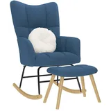 Schaukelsessel Schaukelsessel Mit Hocker 61x78x95 Cm Stoff