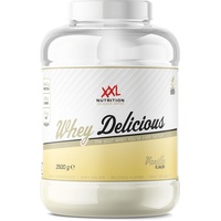 XXL Nutrition - Whey Delicious Protein Pulver - Leckerste Shake - Eiweiss Pulver, Whey Protein Isolat & Konzentrat - Hohe Qualität - 78,5% Proteingehalt - Süße Vanille - 2500 Gramm