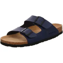 ROHDE Pantolette ergonomisch Lederfußbett Zwei Riemen Schnalle Grado 5920, Größe:42 EU,