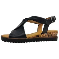 Gabor Plateau-Sandaletten Damen Schwarz 38