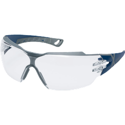 Uvex Safety, Schutzbrille + Gesichtsschutz, pheos Schutzbrille blau/grau