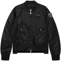 BLAUER Bomberjacke mit Reißverschlusstaschen Modell 'LAURIE', S