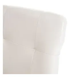 Mendler 2er-Set Esszimmerstuhl HWC-E58, Stuhl Essstühle ~ Kunstleder creme, helle Beine