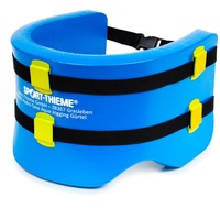 Sport-Thieme Aqua Jogging Schwimmgürtel Hydro-Tone 2.0 | Bauchgürtel für Aquajogging, Aquafitness | Snap-In Verschluss | Bis 100 kg | Spezialschaumstoff | Blau | Markenqualität