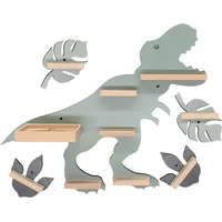BOARTI Kinderregal Dinosaurier grün
