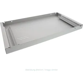 Triton Fachboden Metall 1HE 450mm lichtgrau