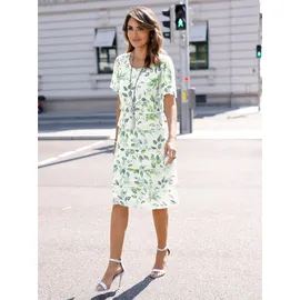 Witt Weiden Etuikleid Druck-Kleid Weiß/Eucalyptus 40