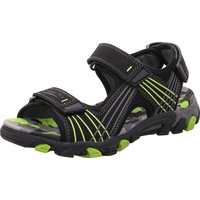 Jungen Henry Knöchelriemen Riemchensandalen, SCHWARZ, 31