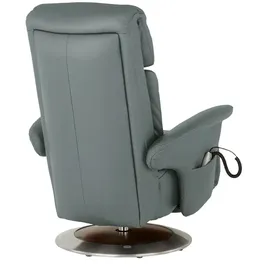 HIMOLLA Sessel 7418 Leder 81 x 111 x 95 cm Blau elektrisch