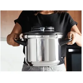 Tefal Clipso CHEF 8 l Edelstahl schwarz