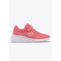 Sneaker LOTTO, Gr. 31, pink (leuchtendespink, weiß), Textil, Synthetik, sportlich, Schuhe, - in kinderfußgerechter Passform