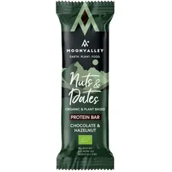 MOONVALLEY Proteinriegel Nuts & Dates Chocolate & Hazelnut | 47g Riege