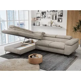 MKS Meble Eckcouch Beige 3-Sitzer