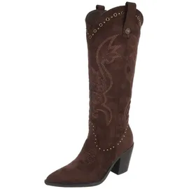 Ital-Design Westernstiefel Damen Braun 39
