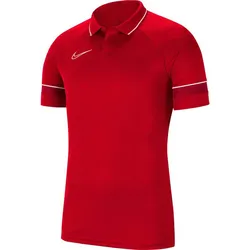 Nike Academy 21 Poloshirt Kinder - rot/weiß -137-147