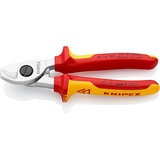 Knipex Kabelschere isoliert, mit Mehrkomponenten-Hüllen
