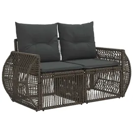 vidaXL Garten-Sofa 62 x 62 x 16 cm Grau