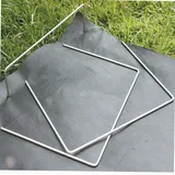 WERKA PRO Galvanisierte Metallklammern 15 x 20 cm 40 Stück